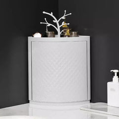360° Rotatable Corner Bathroom Storage Organizer
