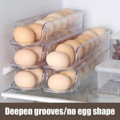Portable Acrylic Egg Holder Rack For Refrigerator