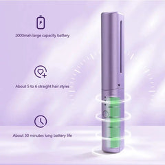 Rechargeable Hair Comb Straightener