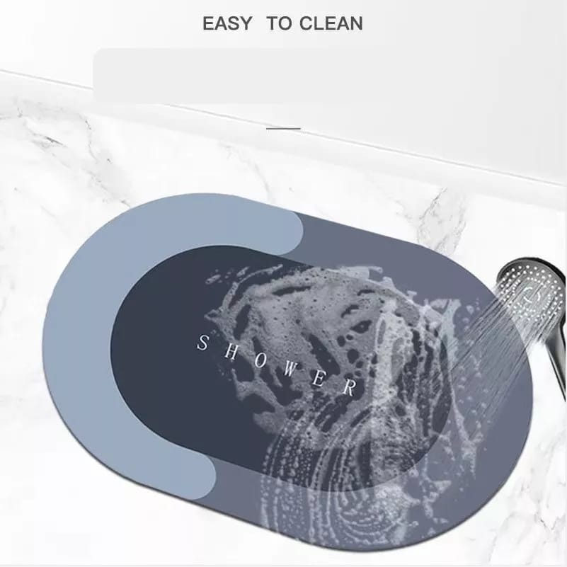 Printed Bath Mat Water Absorbent Non-Slip