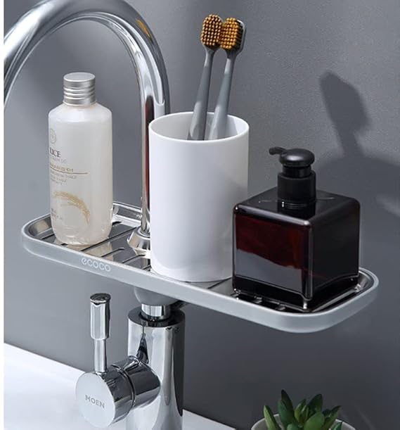 Steel Sink Faucet Shelf