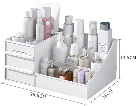 Large Capacity Cosmetic Storage Box Makeup Drawer Organizer