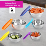 Stainless Steel Mixing Bowl 5 Pcs