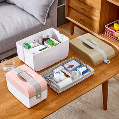 Multi-functional Medecine Case Portable First Aid Kit Travel Container Medicine Bottle Storage