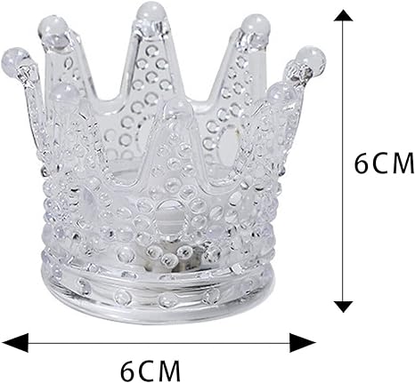 (pack of 3) Stylish Crown Shaped Candle Light