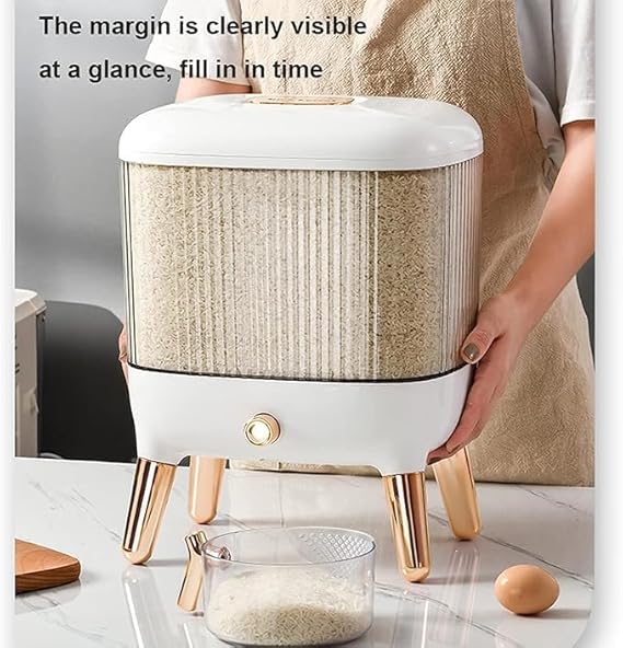 10kg Press-type Large-capacity Barrel Sealed Automatic Storage Box