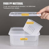 4 Partition Multipurpose Kitchen Drainer Box With Lid