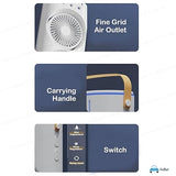 Rechergable Dual Head  Tower Mist Fan