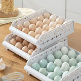 Multi-layer Plastic Refrigerator Drawer Egg Fresh Storage Box