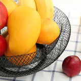 Double Wall Metal Fruit Bowl Basket