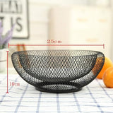 Double Wall Metal Fruit Bowl Basket