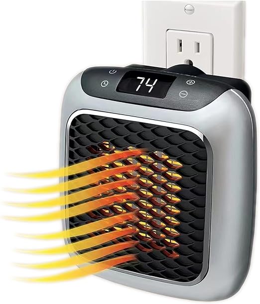 Heat Resistance Electric Heater with Adjustable Thermostat for Bathroom