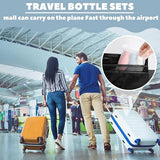 3 Pieces PVC Travel Bottle Sets for travel use and other multipurpose