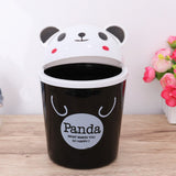 Mini Trash Can with Lid - Cute Animal Desktop Trash Can, Garbage Storage