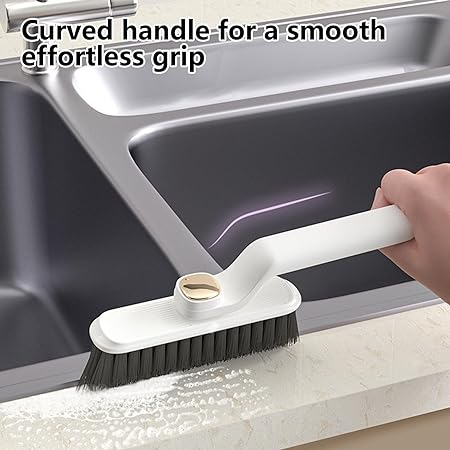 2 In 1 Floor Scrub And Bathroom Tile Cleaning Brush