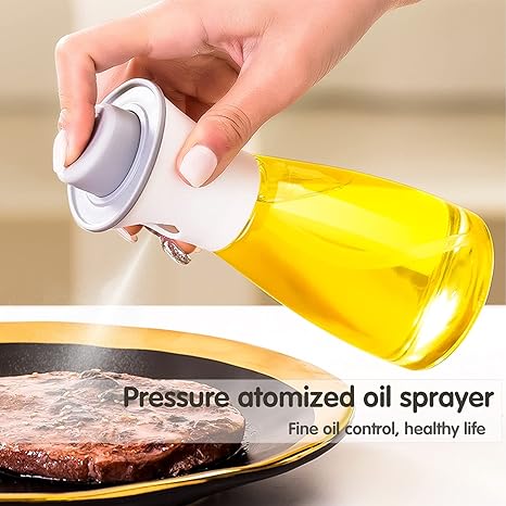 New Fashion Kitchen Oil Pot Sealed Dust-proof Oil Spray Bottle