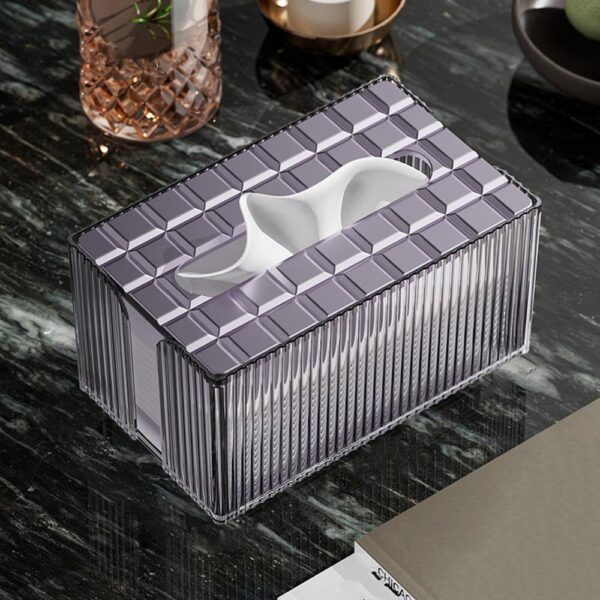 Solid Clear crystal premium quality Tissue Box