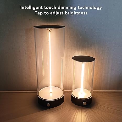 Bedside Night Light, Intelligent Touch Dimmable Table Lamp USB Charging