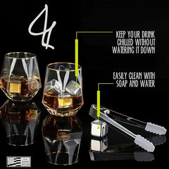 Reusable Ice Cubes Set Stainless Steel