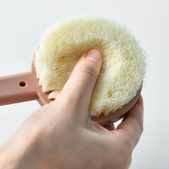 2 In 1 Bathing Scrubbing Long Handle Brush