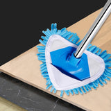 180 Degree Rotatable Adjustable Microfiber Telescopic Triangle Mop,