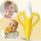 Silicone Banana Shape Baby Teether Toothbrush