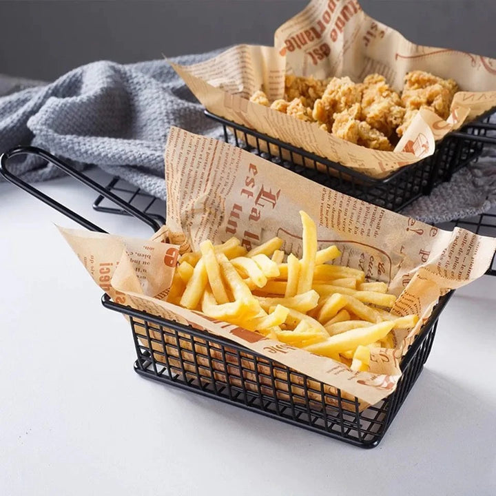Mini Fry Basket Rectangle Stainless Steel