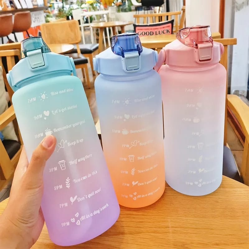 Sport Water Bottle With Straw