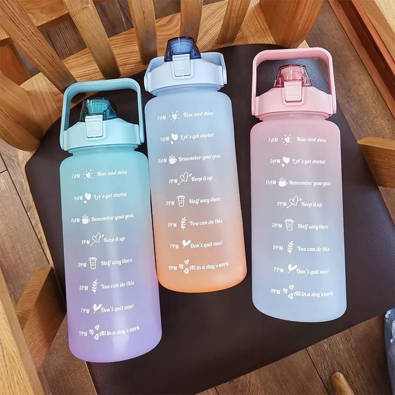 Sport Water Bottle With Straw