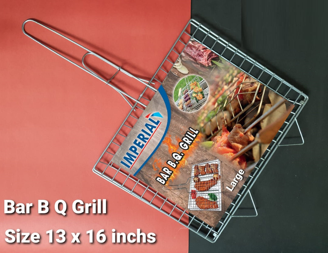 BAR B Q stainless steel fish and chicken grill