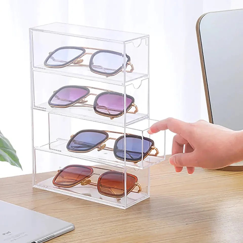 4 Layer Acrylic Storage Box Glassess And Cosmetics organizer