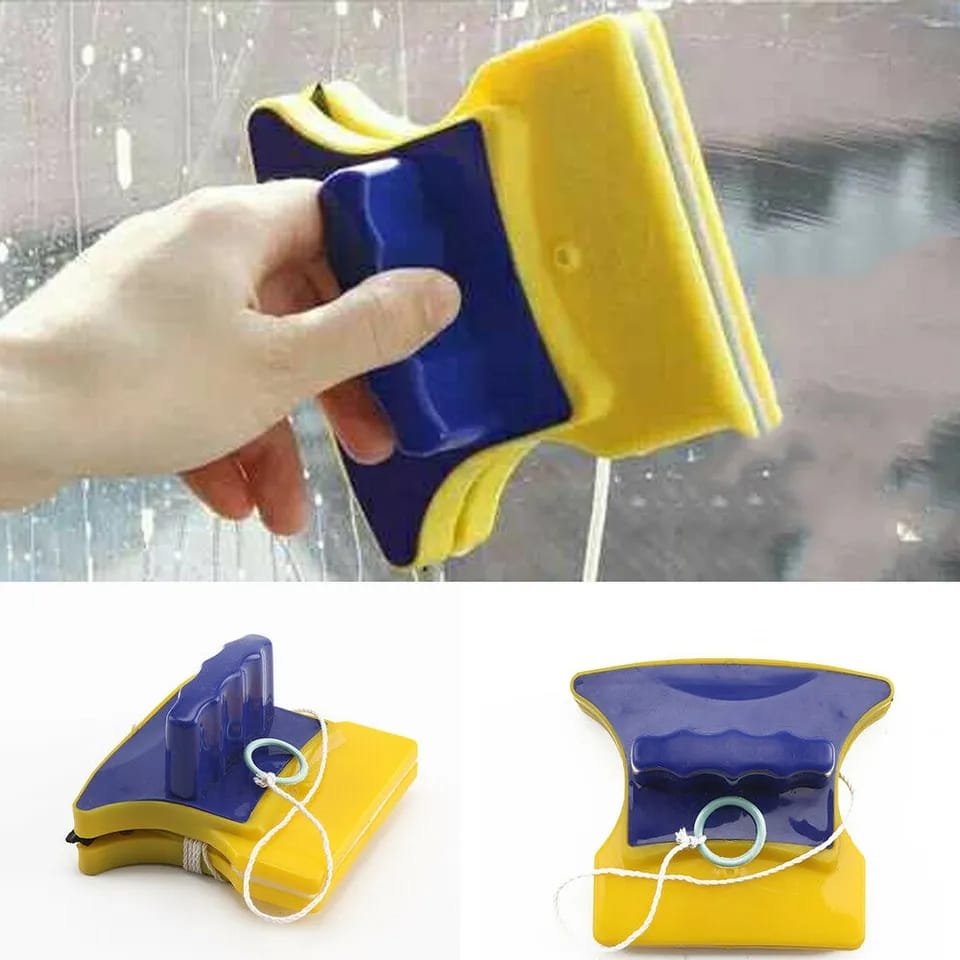 Window Wiper Glass Cleaner Double Side Magnetic