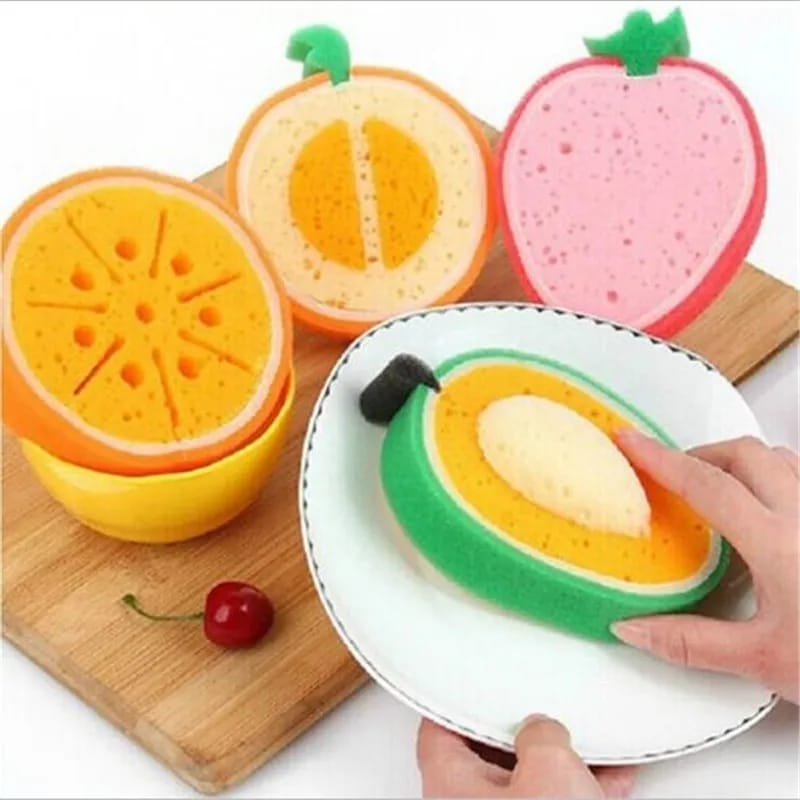 Dish Washing Sponge Fruit Shape