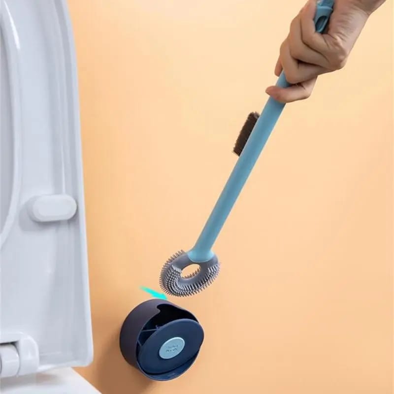 Wall Mounted Silicone Round Toilet Brush