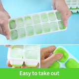 ` Silicone Ice Cube Tray With Lid