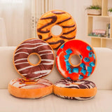 1Pc Sweet Donut Foods Soft Plush Pillow