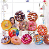 1Pc Sweet Donut Foods Soft Plush Pillow