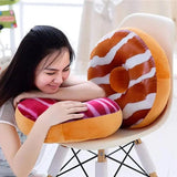 1Pc Sweet Donut Foods Soft Plush Pillow