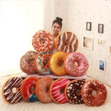 1Pc Sweet Donut Foods Soft Plush Pillow