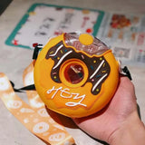 Donut Water Bottle With Straw 380ML