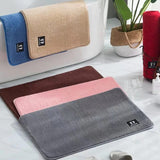 Fluffy Bathroom Mat, Non Slip Plush Carpet Bath Mat