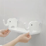 Cute Elephant Wall Storage Shelve