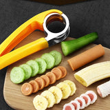 Banana Slicer Fruit Vegetable Cucumber Knife Sausage Slicer