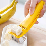 Banana Slicer Fruit Vegetable Cucumber Knife Sausage Slicer