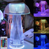 LED Touch Mushroom Lamp Cute Crystal Mushroom Lamp with Remote Control