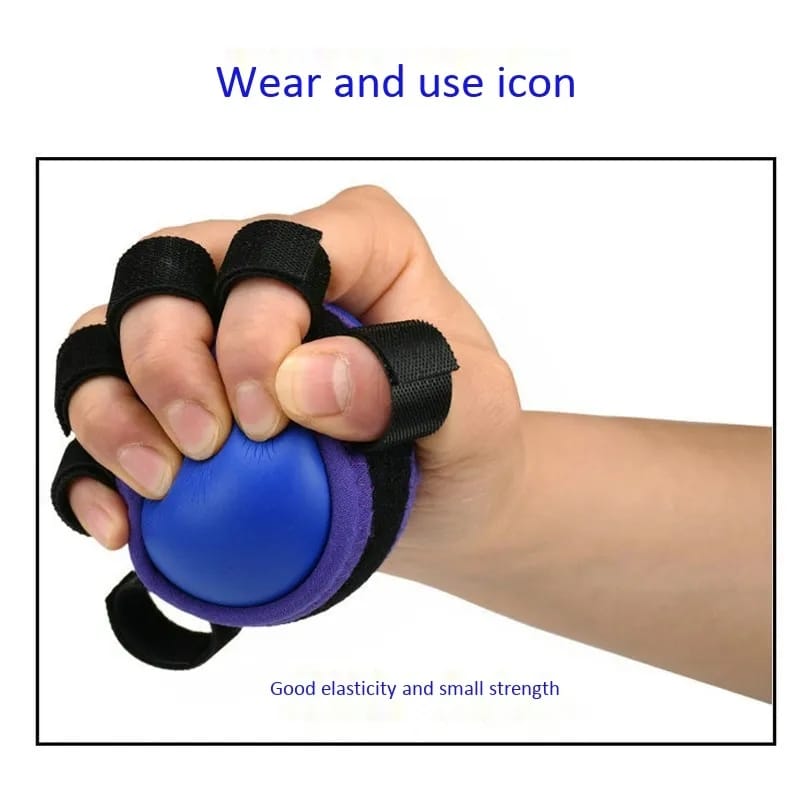1pcs Five Fingers Hand Grip Ball Muscle Power Training Exercise Fitness Equipment