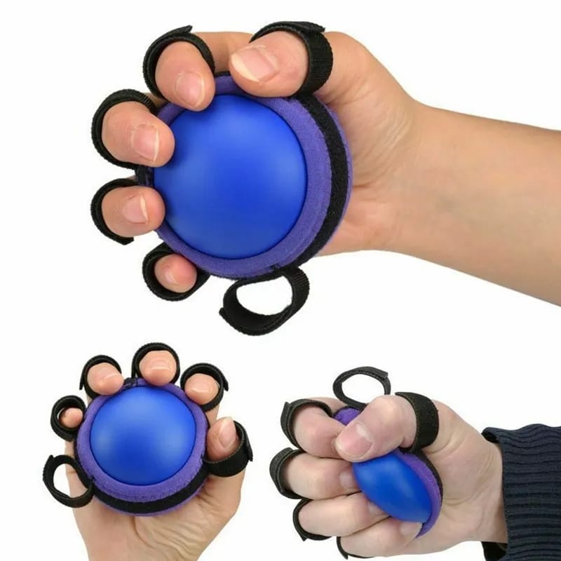 1pcs Five Fingers Hand Grip Ball Muscle Power Training Exercise Fitness Equipment