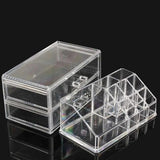 Cosmetic Organizer 2-layer Drawers Acrilico Desk Jewelry Organizer Acrylic Makeup Organizer Arrangement Storage Box