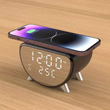 Wireless Charger Clock LED Digital Alarm Clock