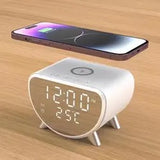 Wireless Charger Clock LED Digital Alarm Clock